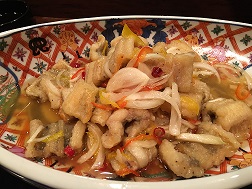 穴子の南蛮漬け